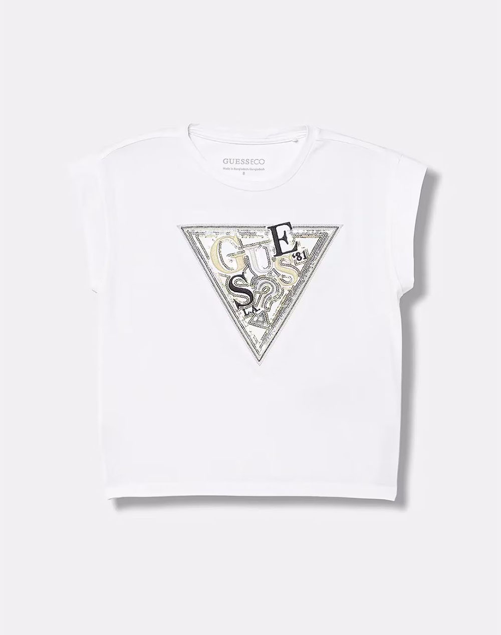 GUESS MIDI SS T-SHIRT W/SEQUINS Детска блуза GIRL