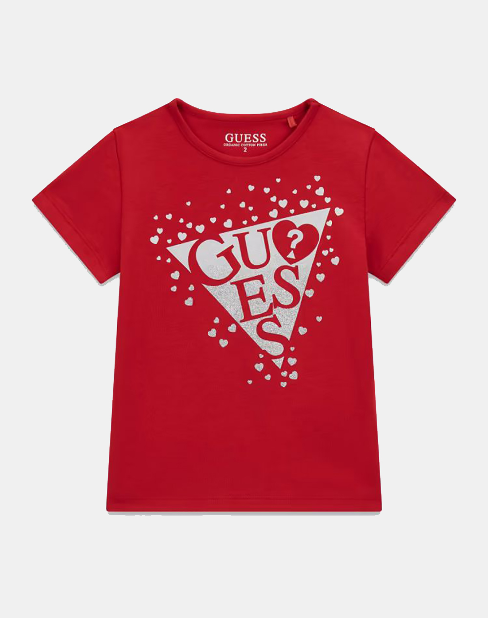 Guess kids ss t-shirt детска блуза girl female блузи червено