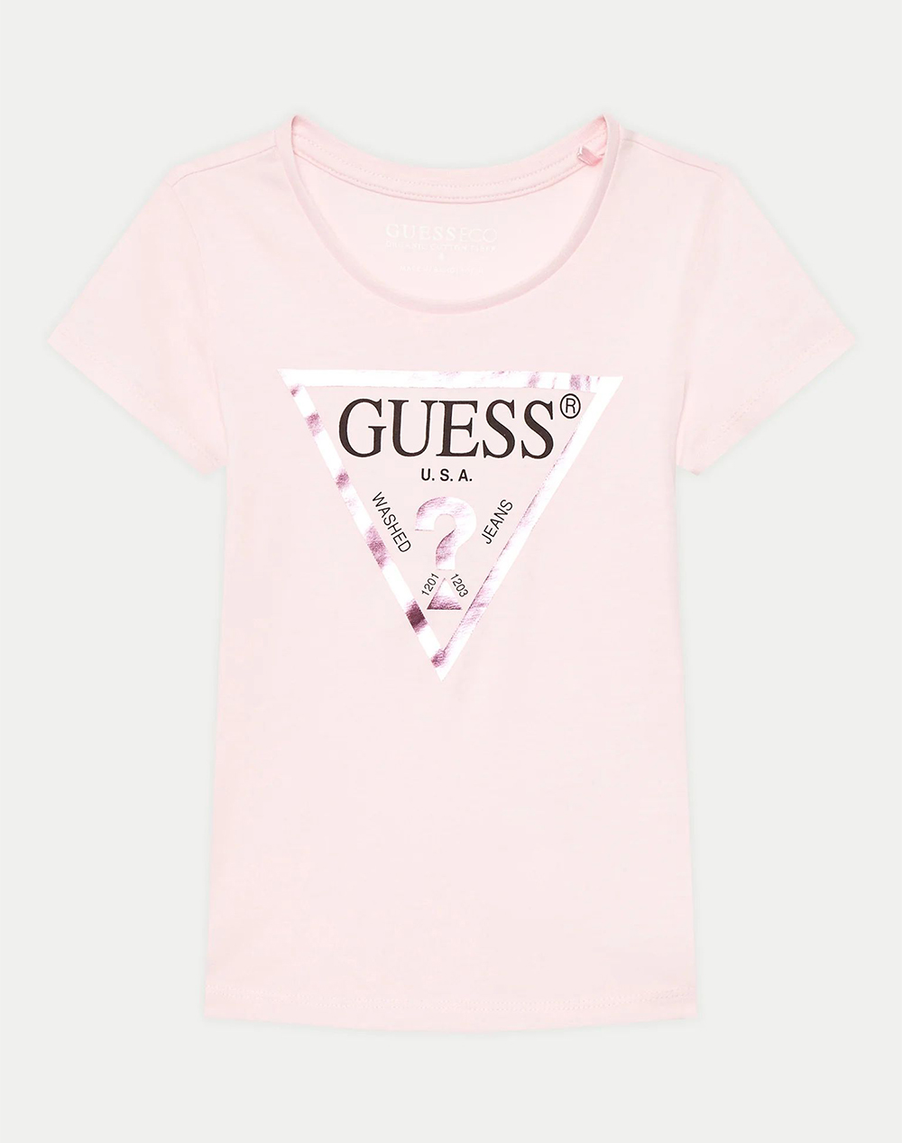 Guess kids ss t-shirt_core блуза children girl female блузи светло розово