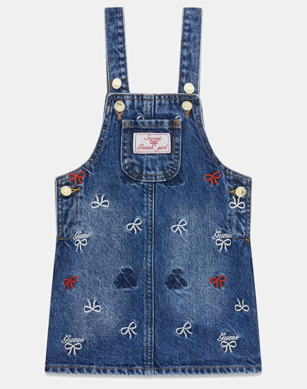 GUESS ROMPER RIGID DENIM W/EMBRO РОКЛЯ ДЕТСКИ GIRL