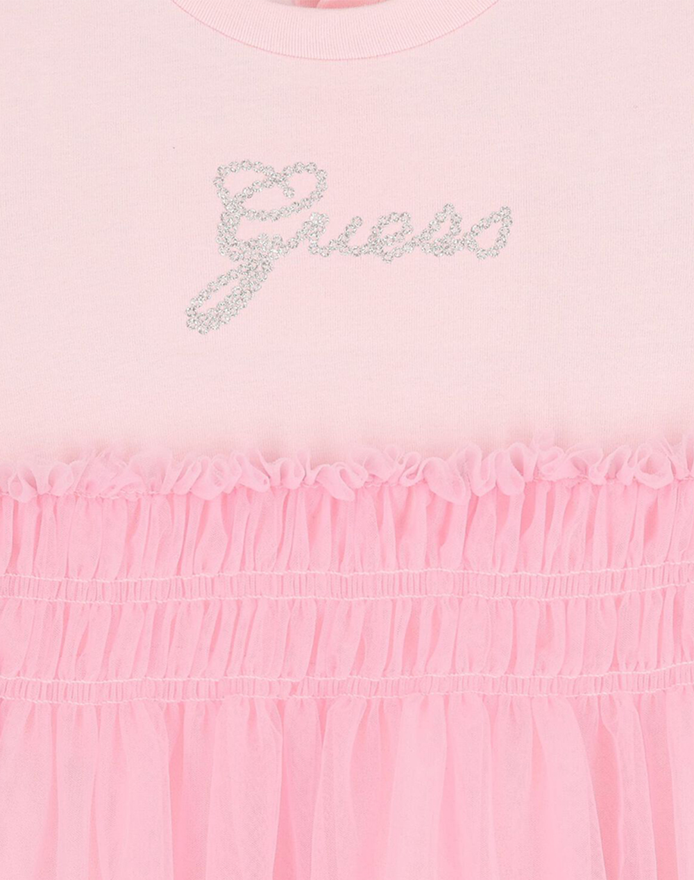 GUESS SET MIXED FABRIC DRESS+PANTIES РОКЛЯ CHILDREN GIRL