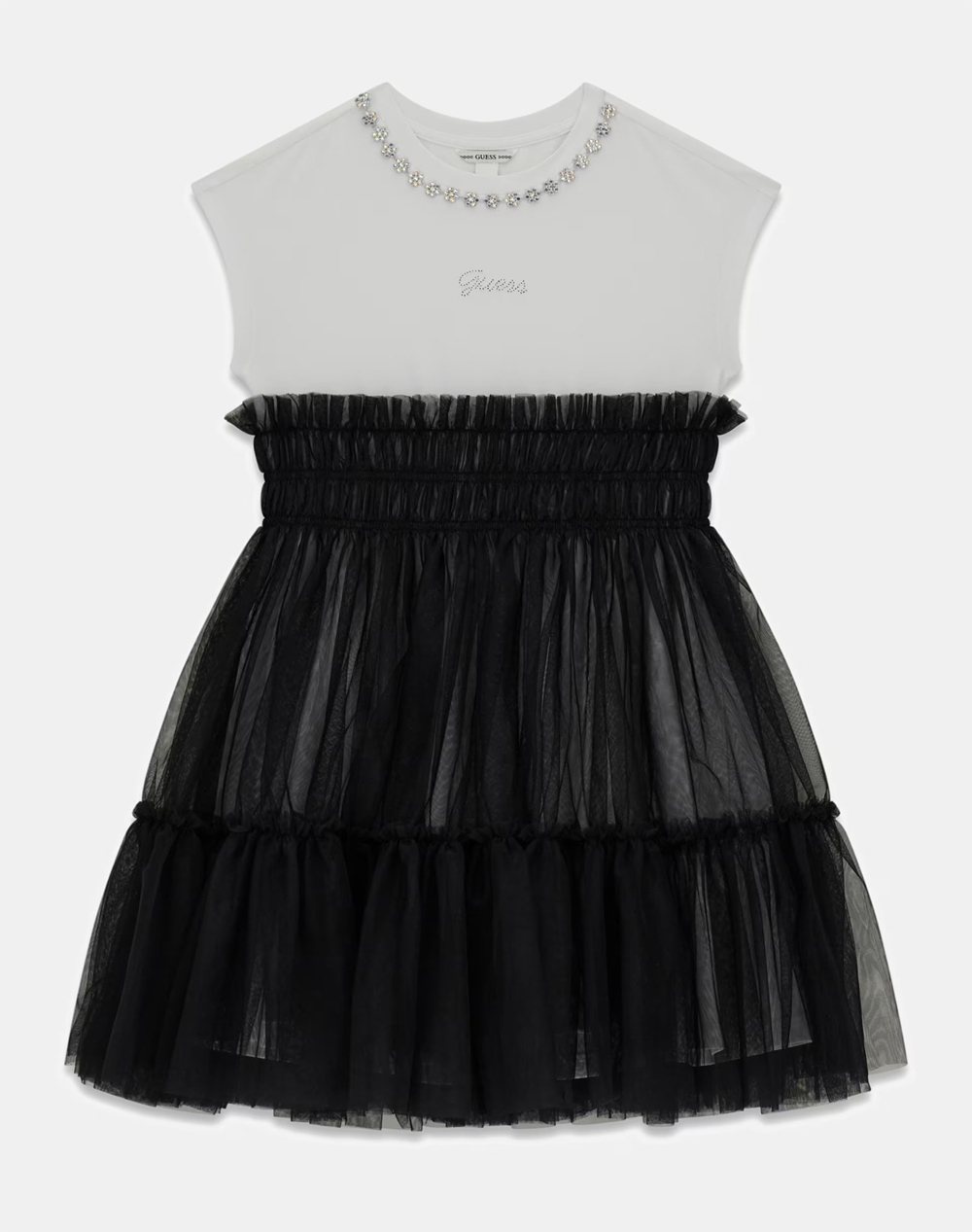 GUESS MIXED FABRIC SS DRESS РОКЛЯ ДЕТСКИ GIRL