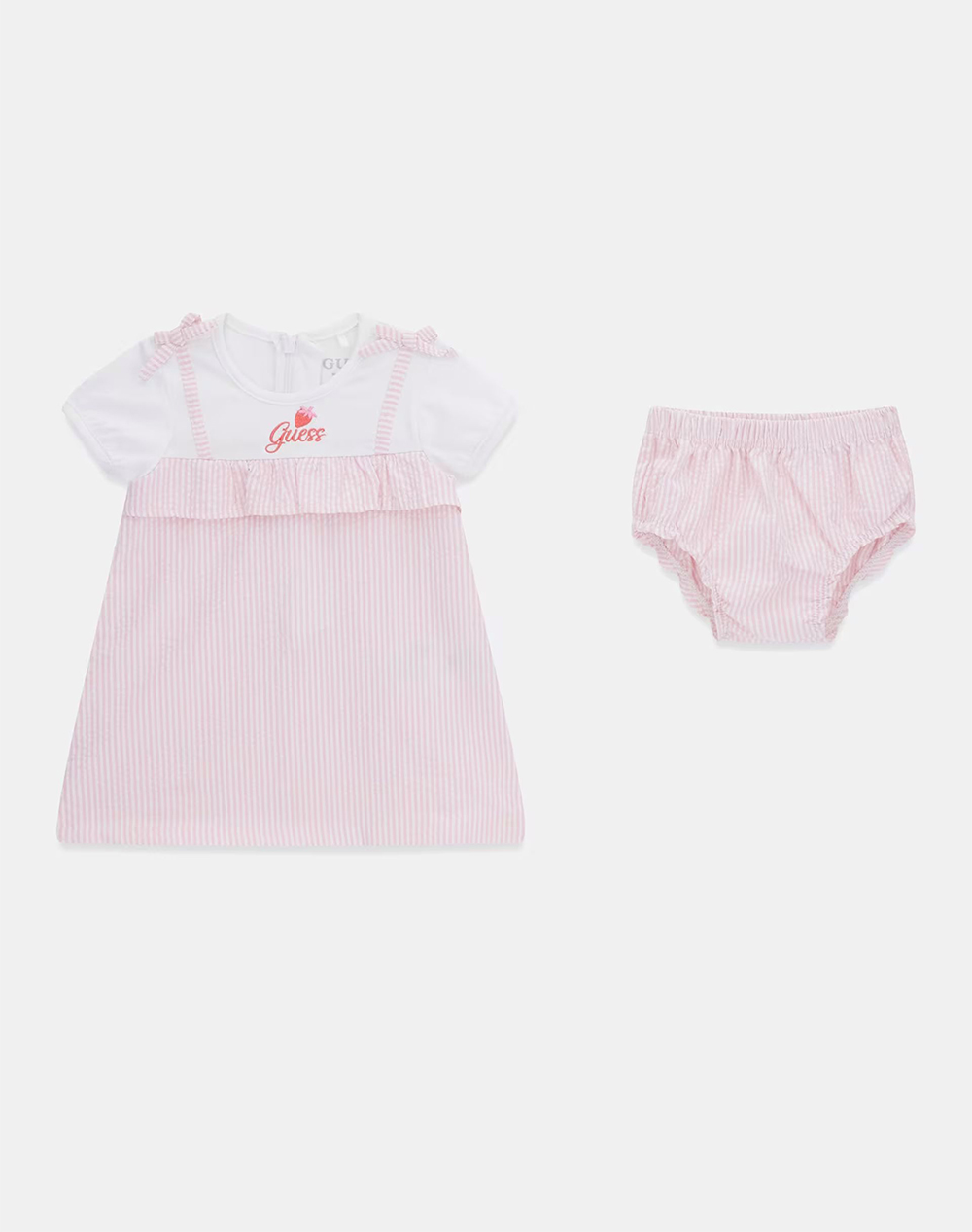 GUESS SET MIXED FABRIC SS DRESS+PANT DRESS CHILD GIRL