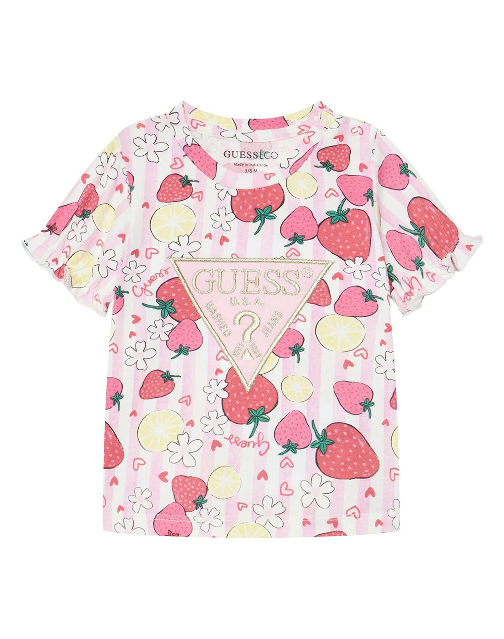 GUESS SET SS T-SHIRT+ACTIVE SHORTS ДЕТСКИ КОМПЛЕКТ GIRL