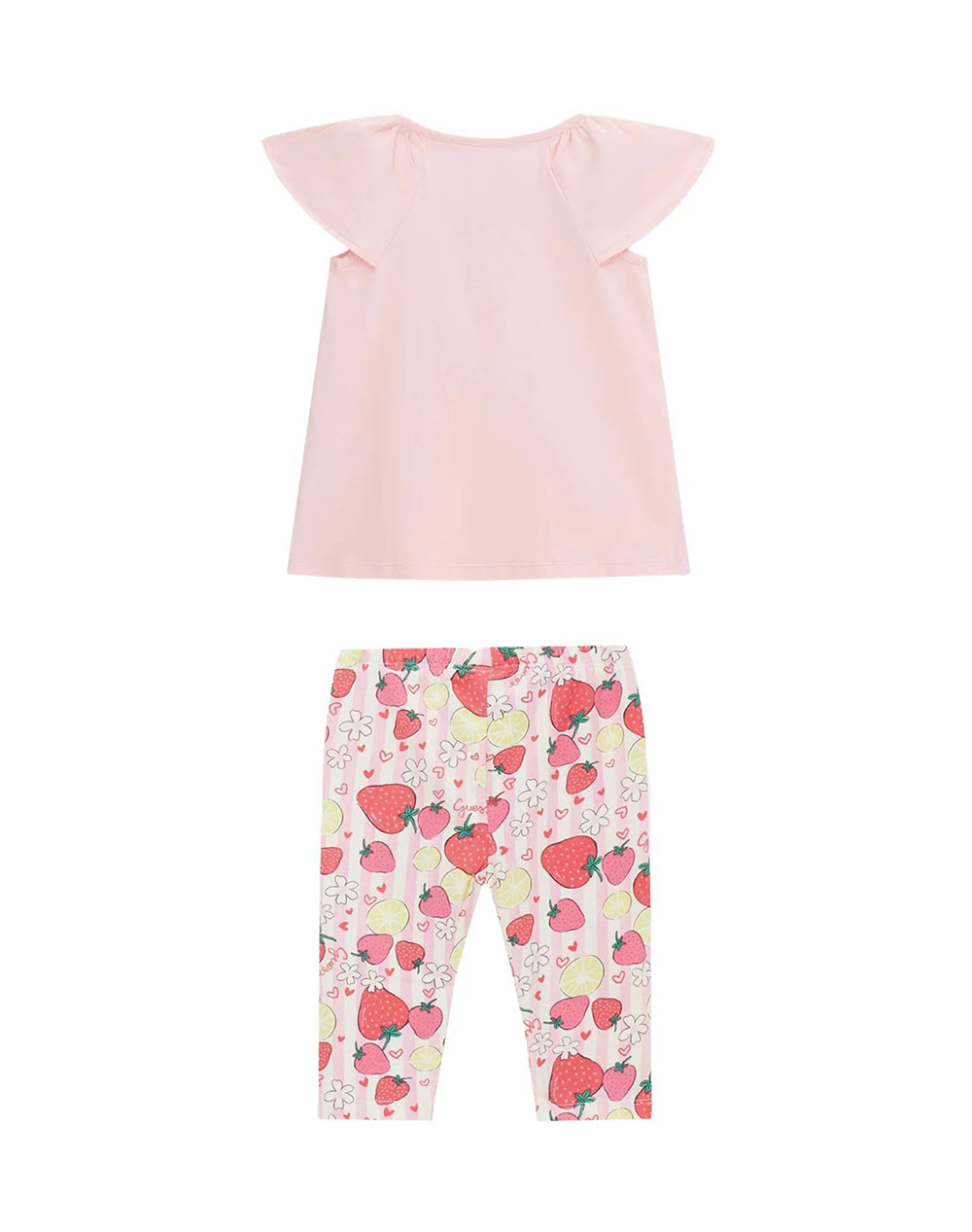 GUESS SET SS T-SHIRT+CAPRI LEGGINGS SET CHILDREN GIRL