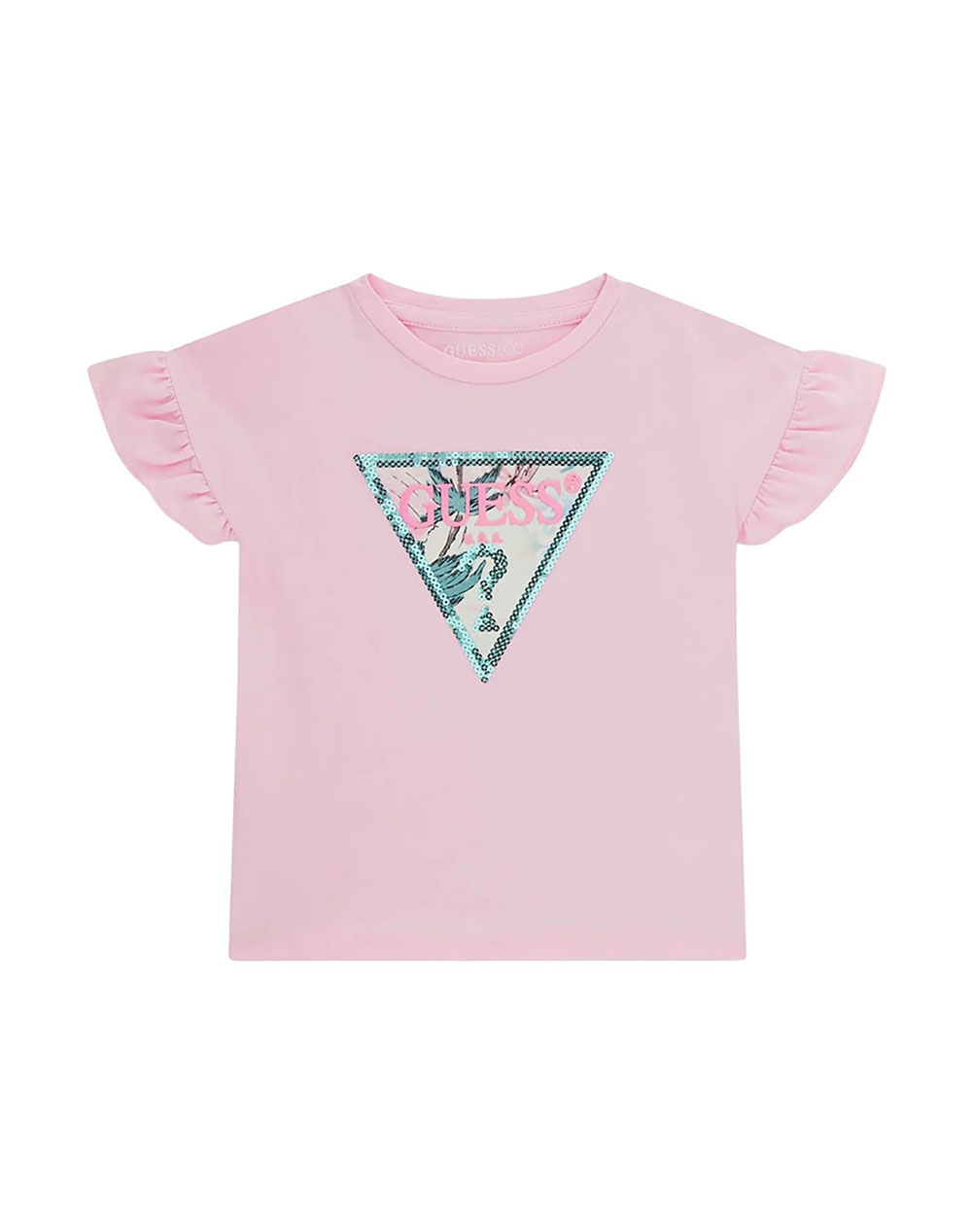 GUESS SET SS T-SHIRT+ACTIVE SHORTS SET CHILDREN GIRL