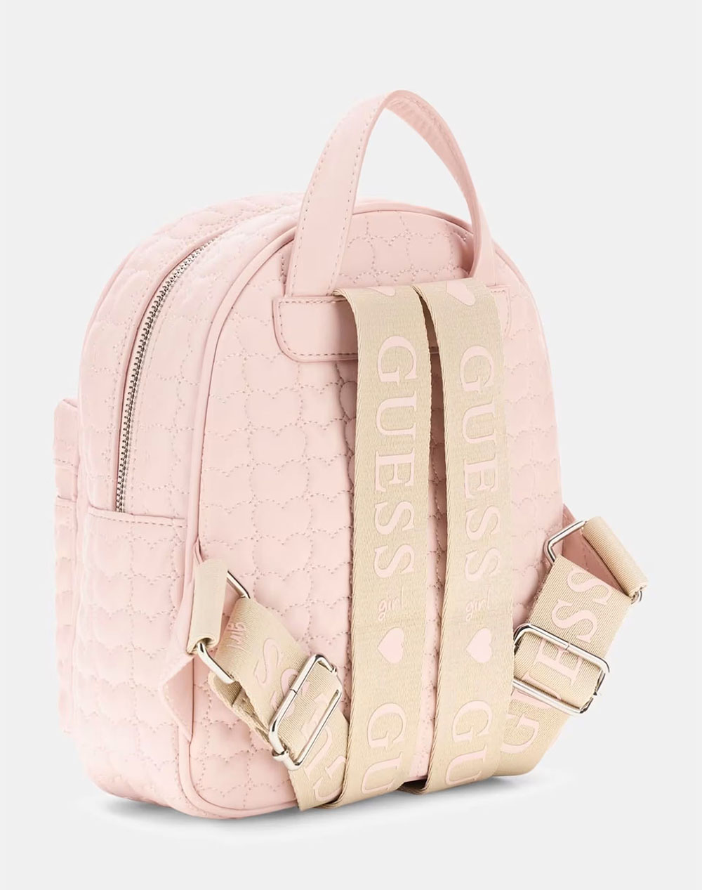 GUESS HEART QUILTED BACKPACK GIRLS CHILDRENS BAG