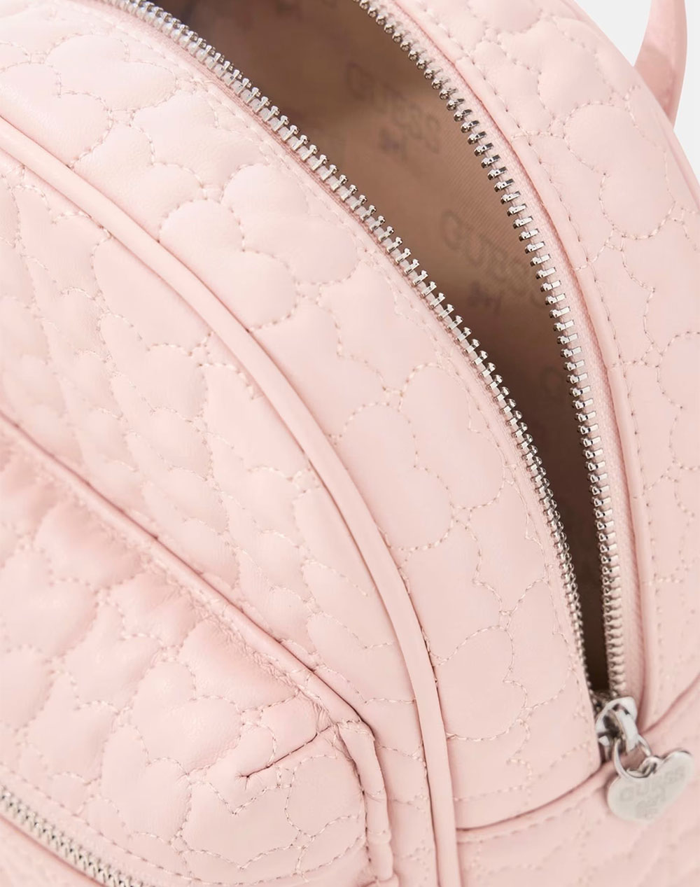 GUESS HEART QUILTED BACKPACK GIRLS CHILDRENS BAG