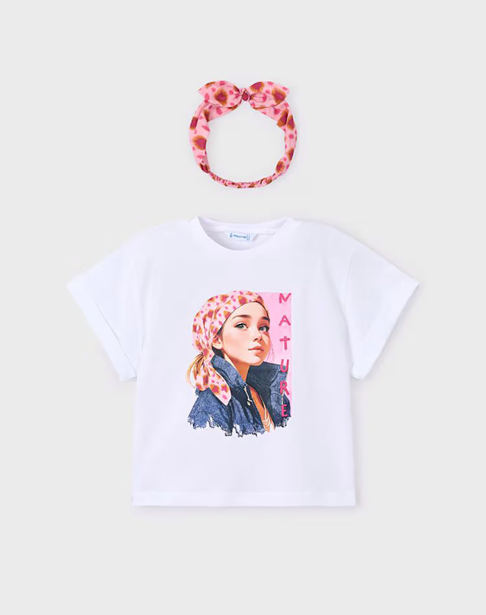 MAYORAL BLOUSE SHORT SLEEVE STRIPS