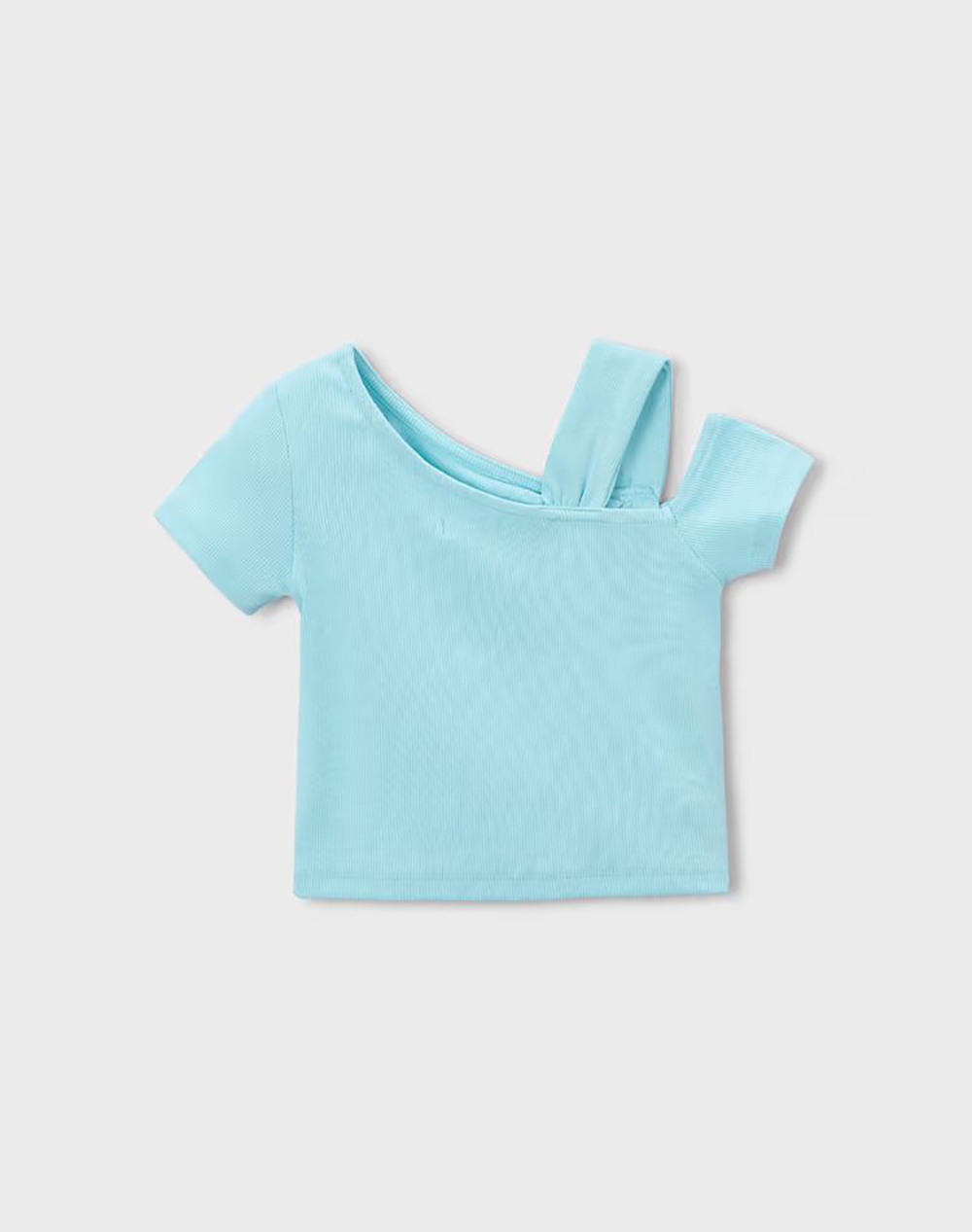 MAYORAL BLOUSE SHORT SLEEVE ASYMMETRICAL