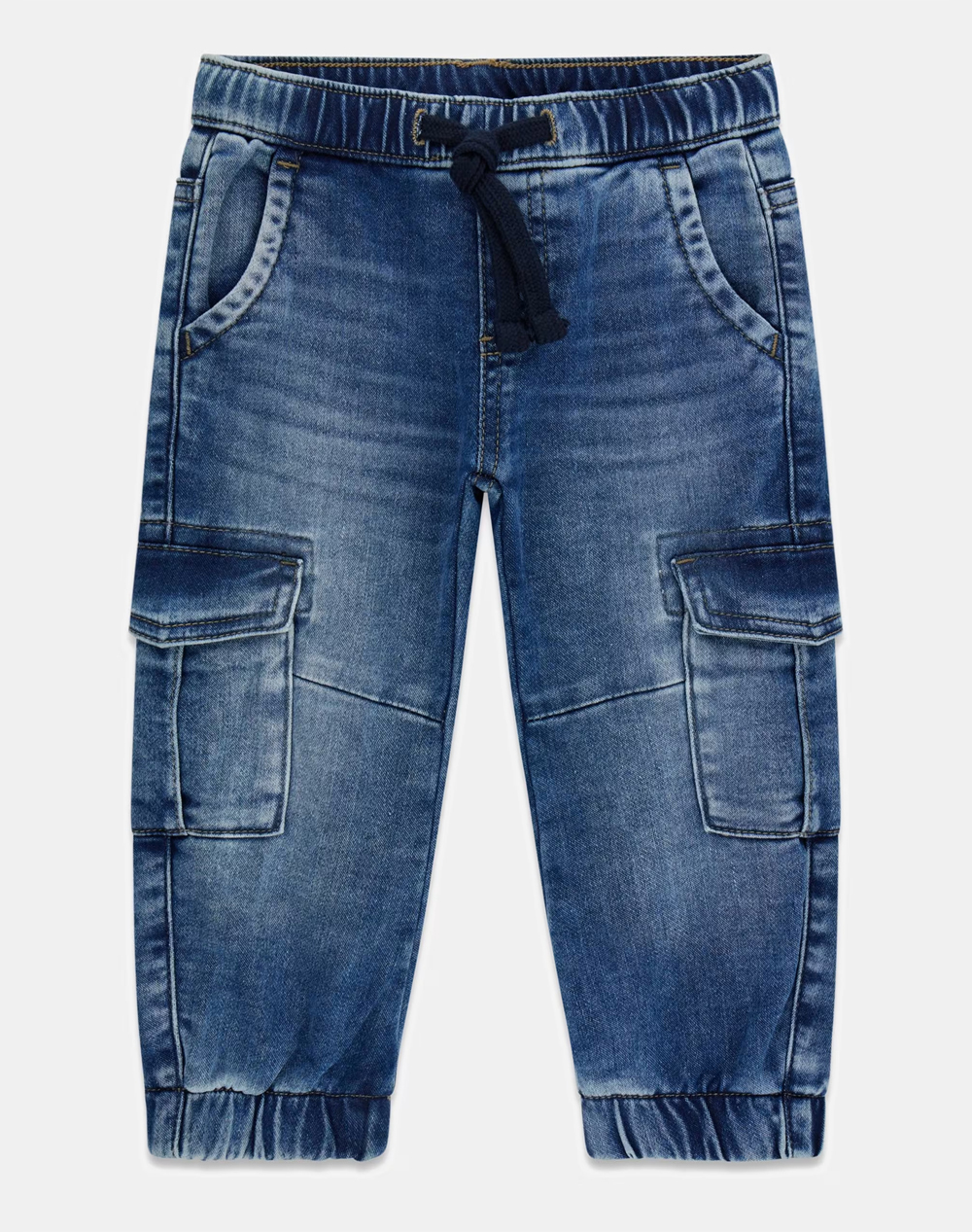 GUESS RELAXED CARGO KNIT DENIM PANTS TROUSERS ДЕТСКИ BOY