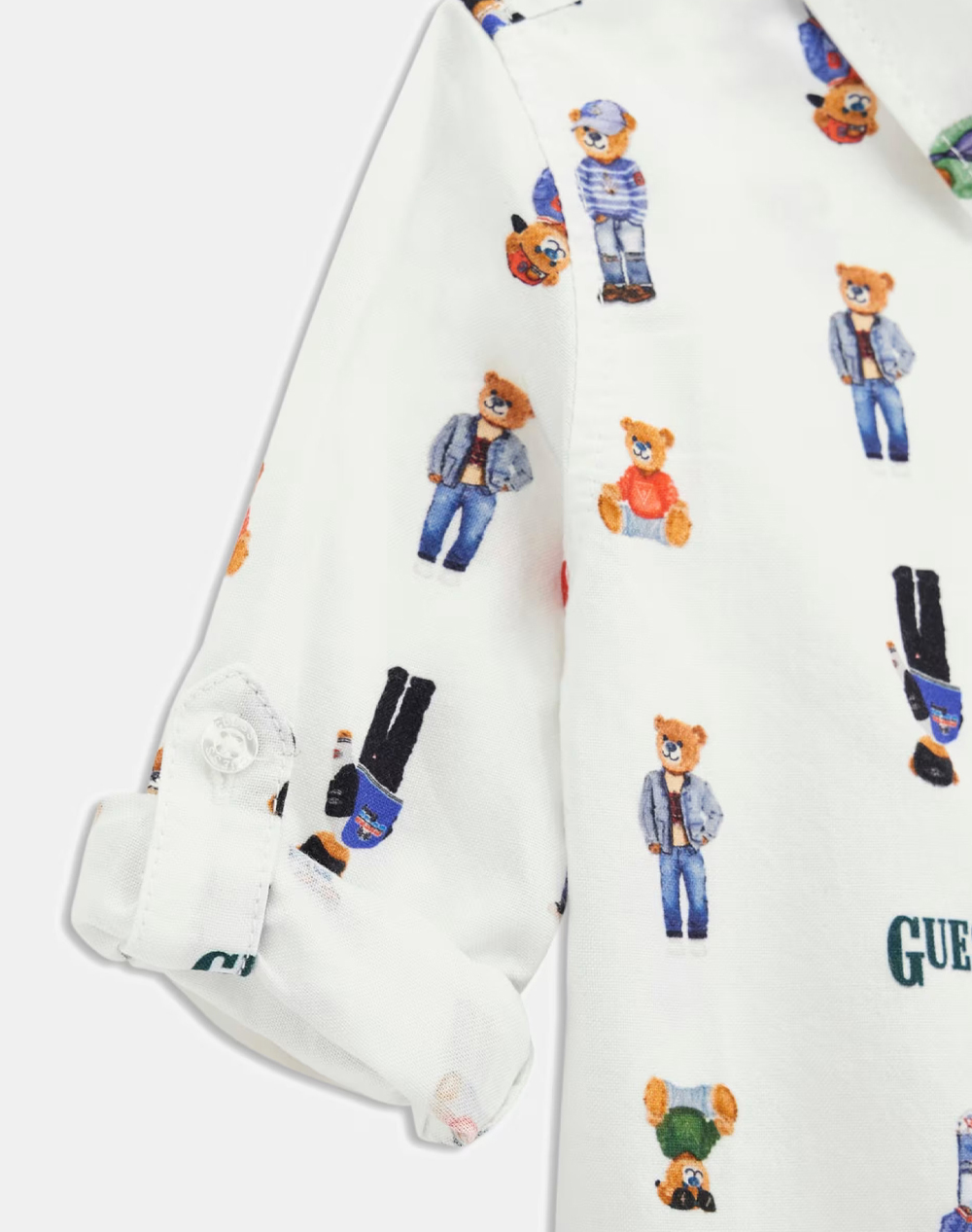 GUESS OXFORD ADJ. LS SHIRT_CEREMONY РИЗА ДЕТСКИ BOY