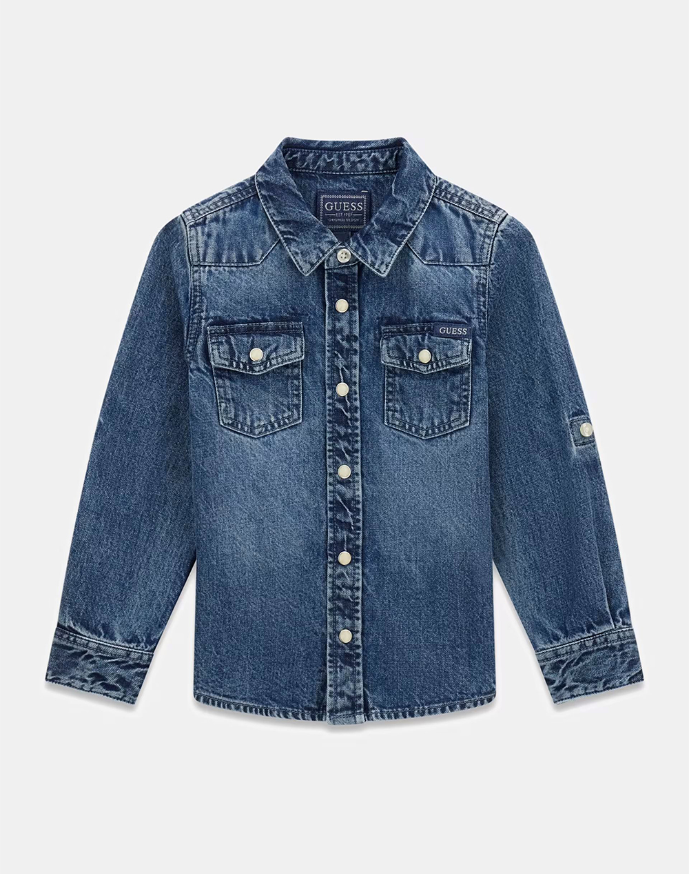GUESS KIDS DENIM ADJ. LS SHIRT РИЗА CHILDREN BOY