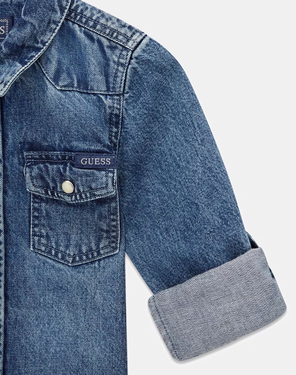 GUESS KIDS DENIM ADJ. LS SHIRT РИЗА CHILDREN BOY