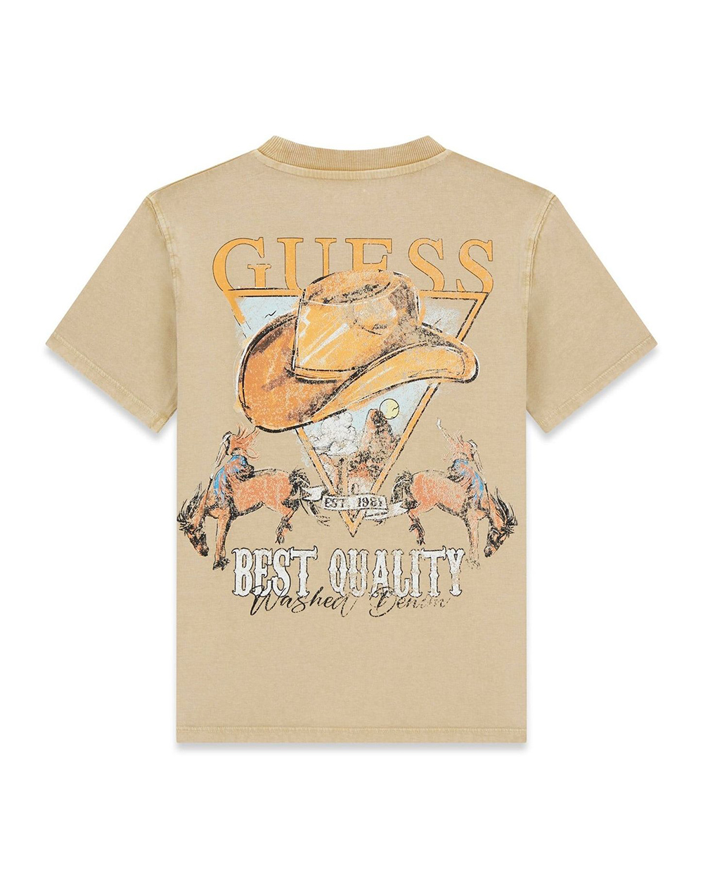 GUESS GMT DYE OVERSIZE SS T-SHIRT BLOUSE CHILDREN BOY