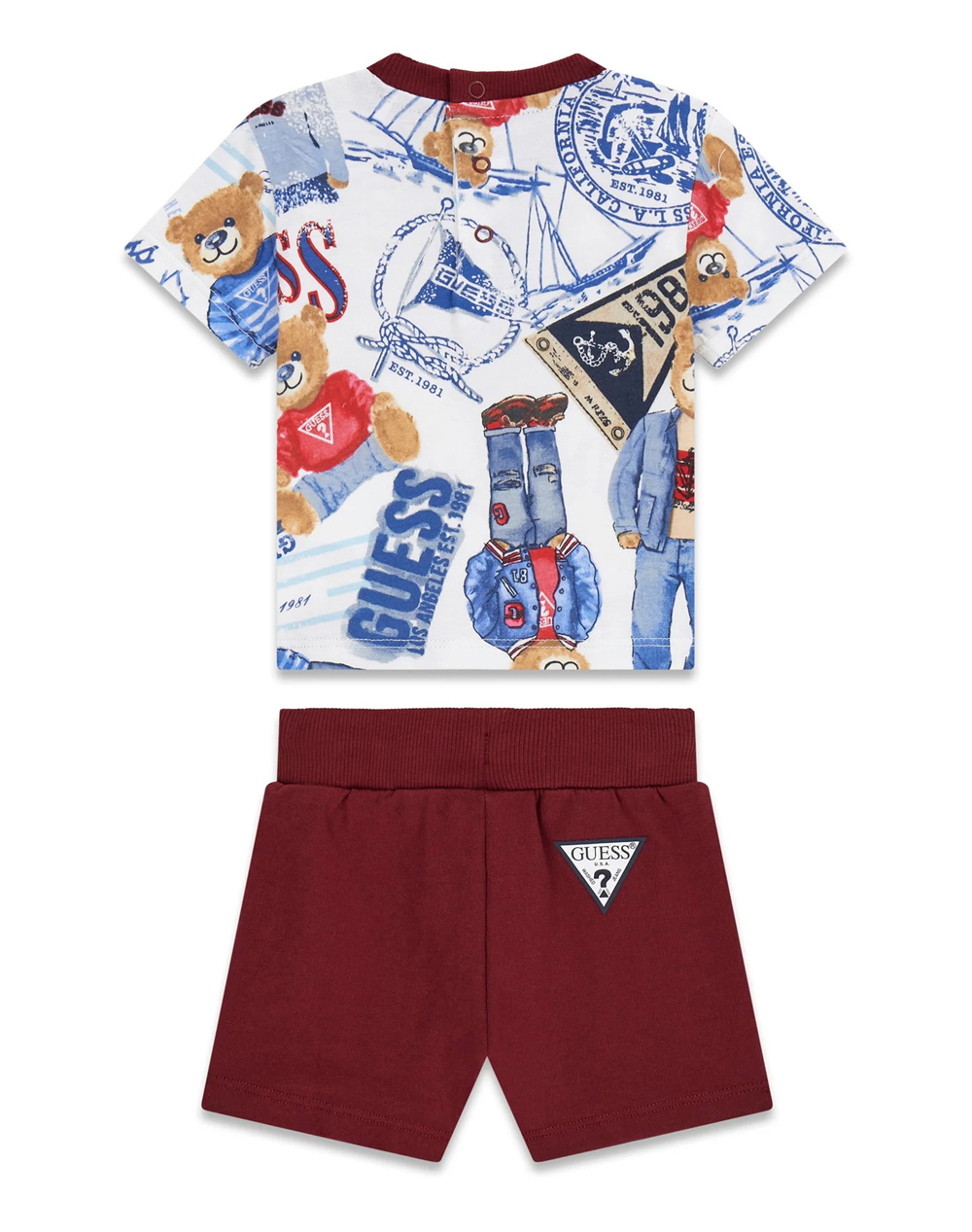 GUESS SET SS T-SHIRT+ACTIVE SHORTS SET ДЕТСКИ BOY