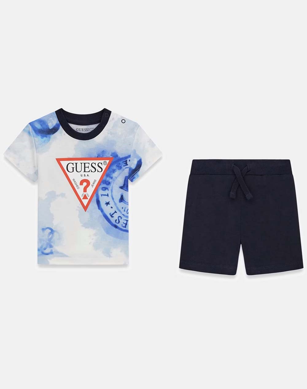 GUESS SET SS T-SHIRT+JERSEY SHORTS BOYS SET