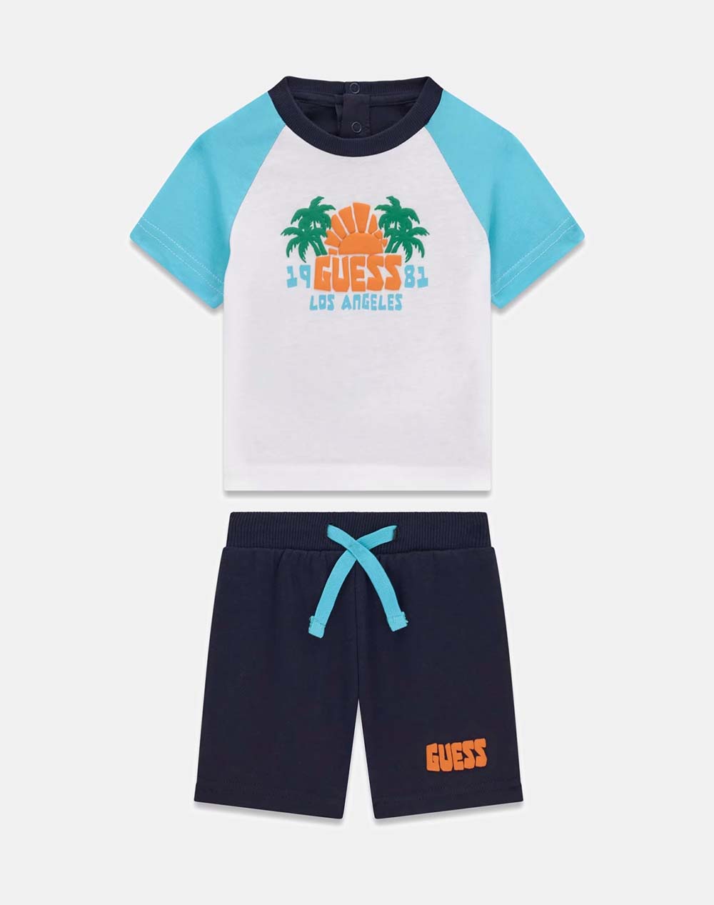 GUESS SET SS T-SHIRT+TERRY SHORTSBOYS SET