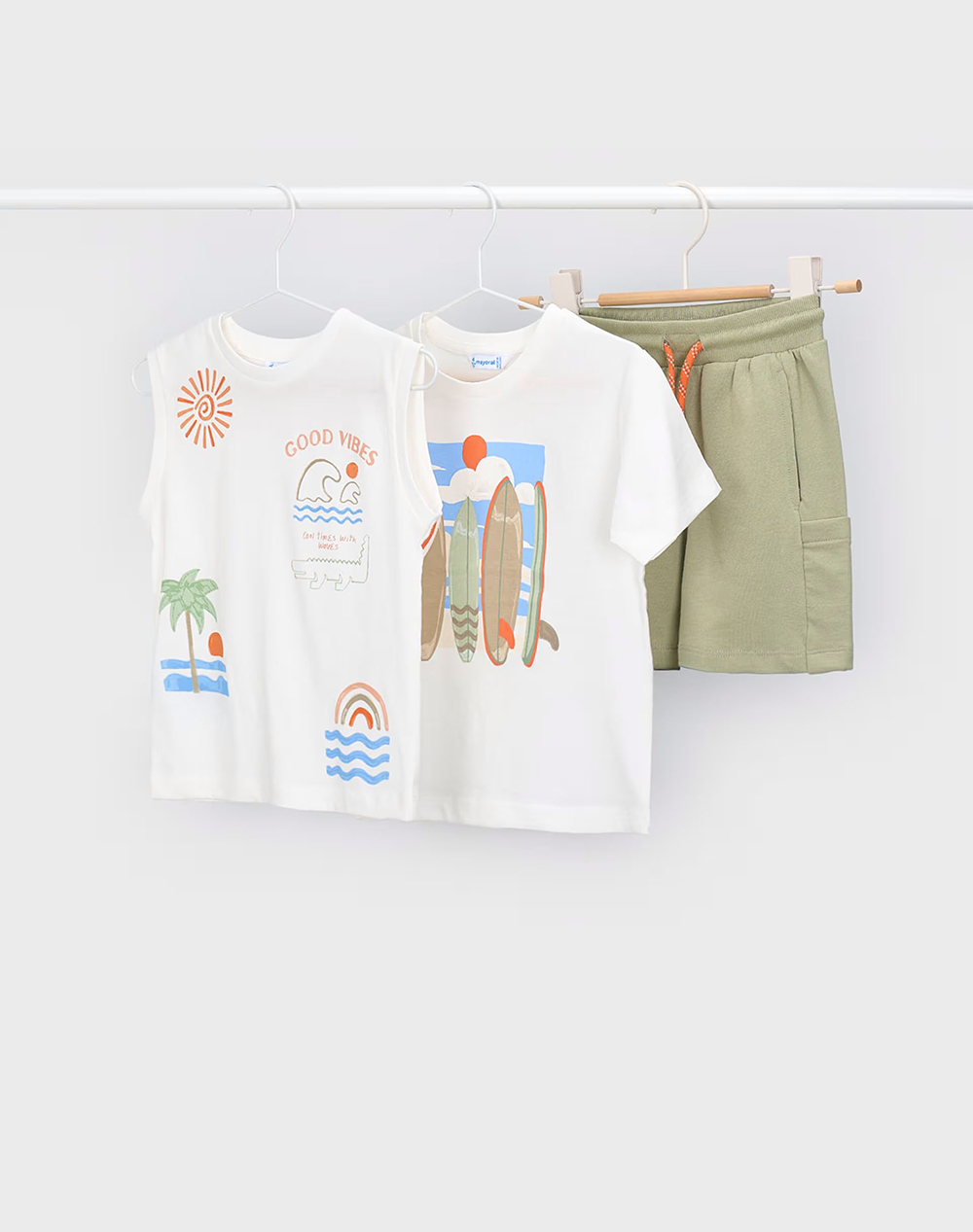 Mayoral детски комплект male конплект кафяво