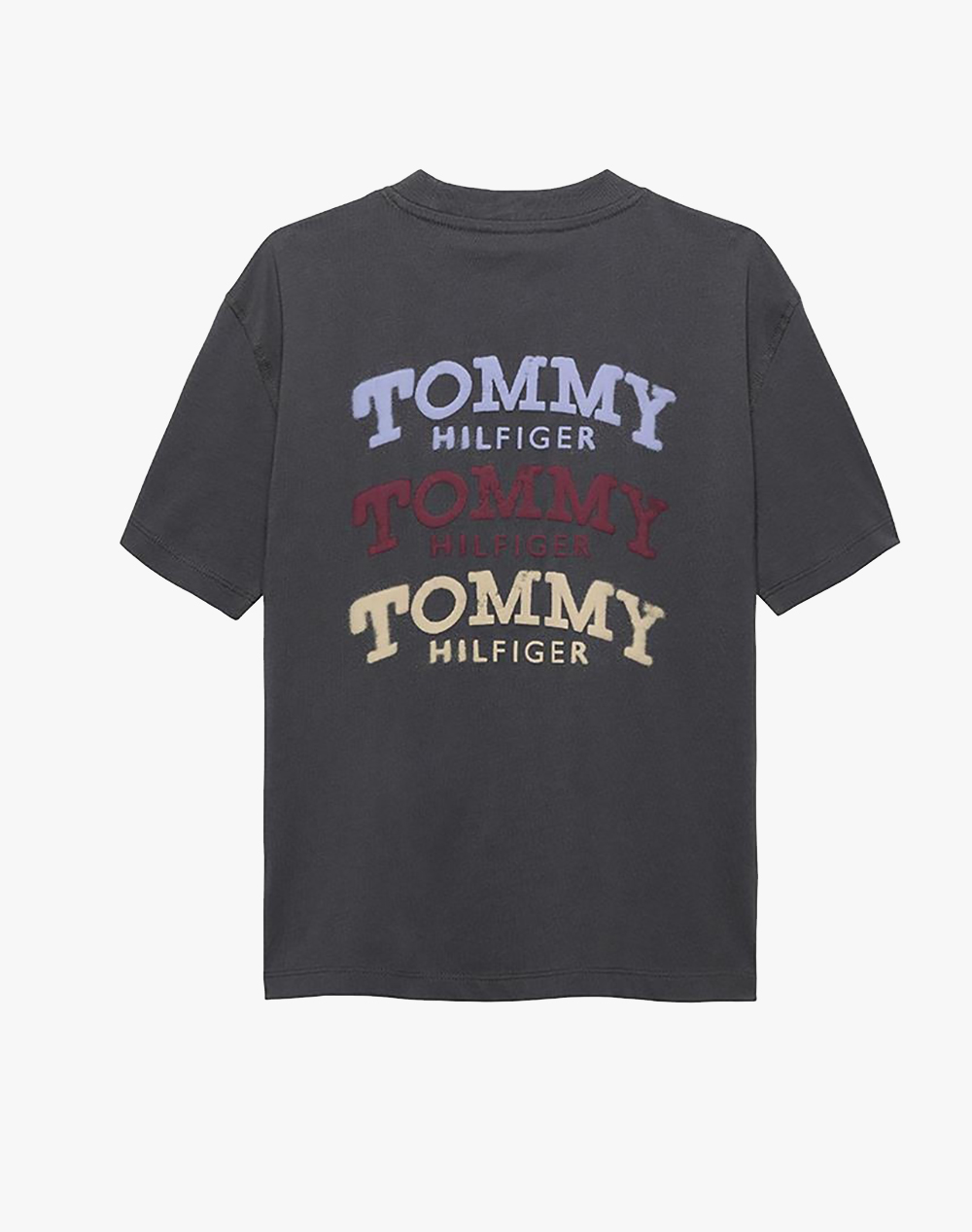 TOMMY HILFIGER WASHED FADED GRAPHIC T-SHIRT SS