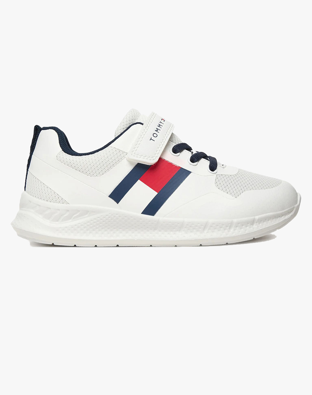 TOMMY HILFIGER FLAG LOW CUT LACE-UP/VELCRO SNEAKER
