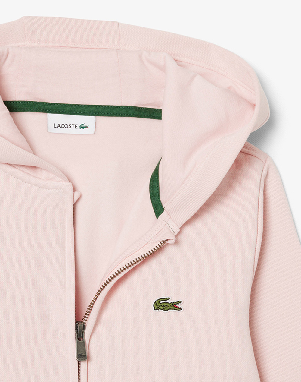 LACOSTE SWEATSHIRT ΜΜ CORE FLEECE FULL ZIP HOODIE