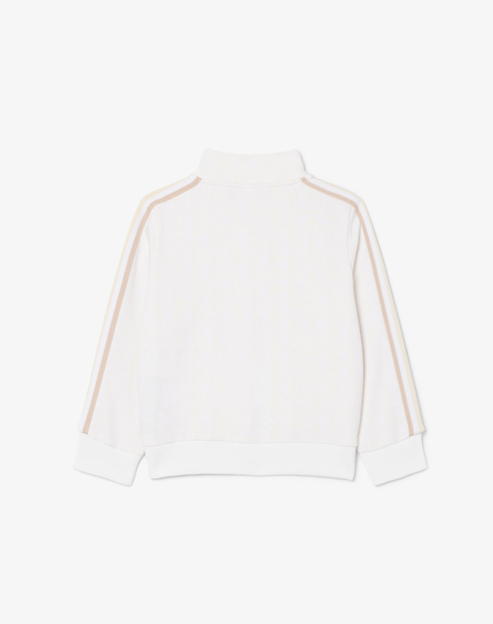 LACOSTE SWEATSHIRT MM MONOGRAM FULL ZIP TOP