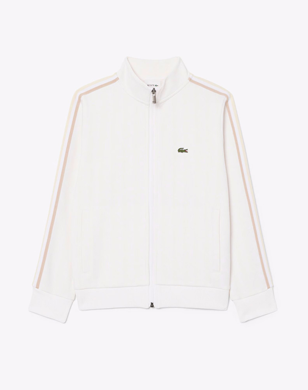 LACOSTE SWEATSHIRT MM MONOGRAM FULL ZIP TOP