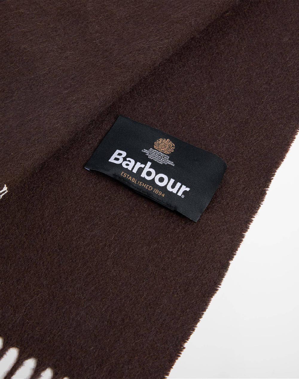 BARBOUR BARBOUR PLAIN LAMBSWOOL SCARF