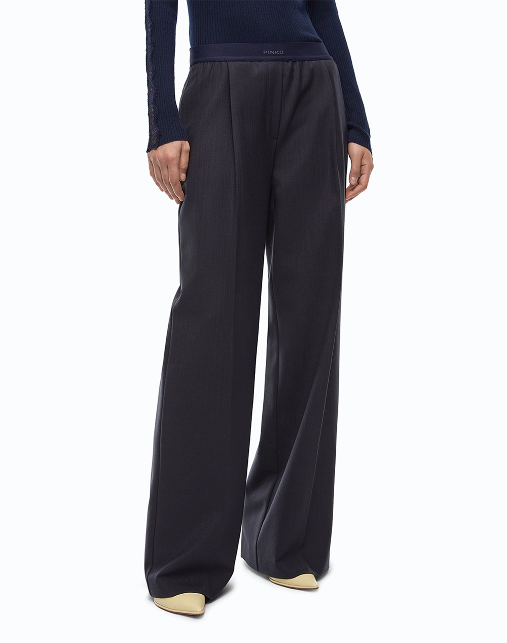 PINKO PHAIUS PANTALONE LANA ARMATURA
