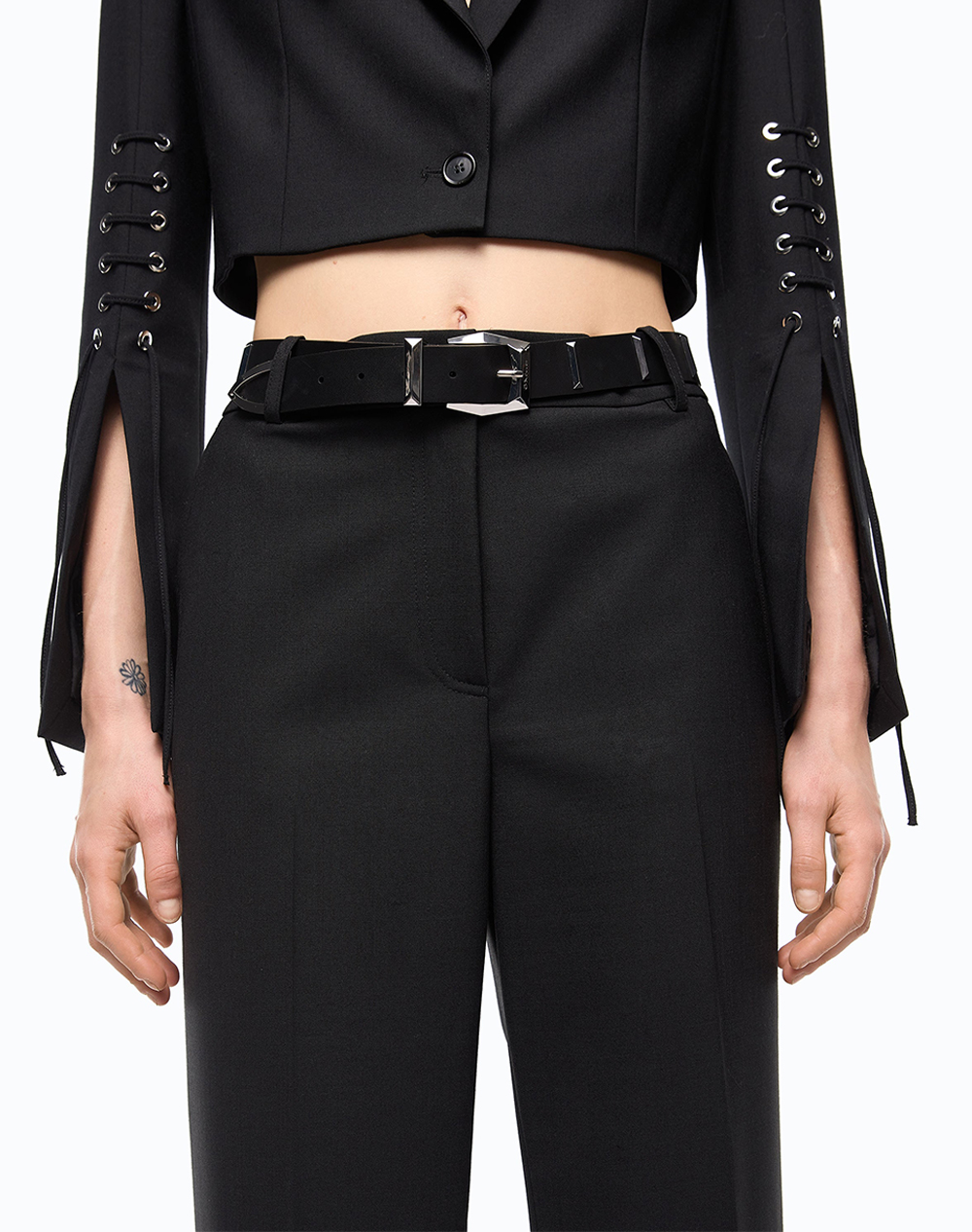 PINKO PETALO PANTALONE FRESCO LANA S