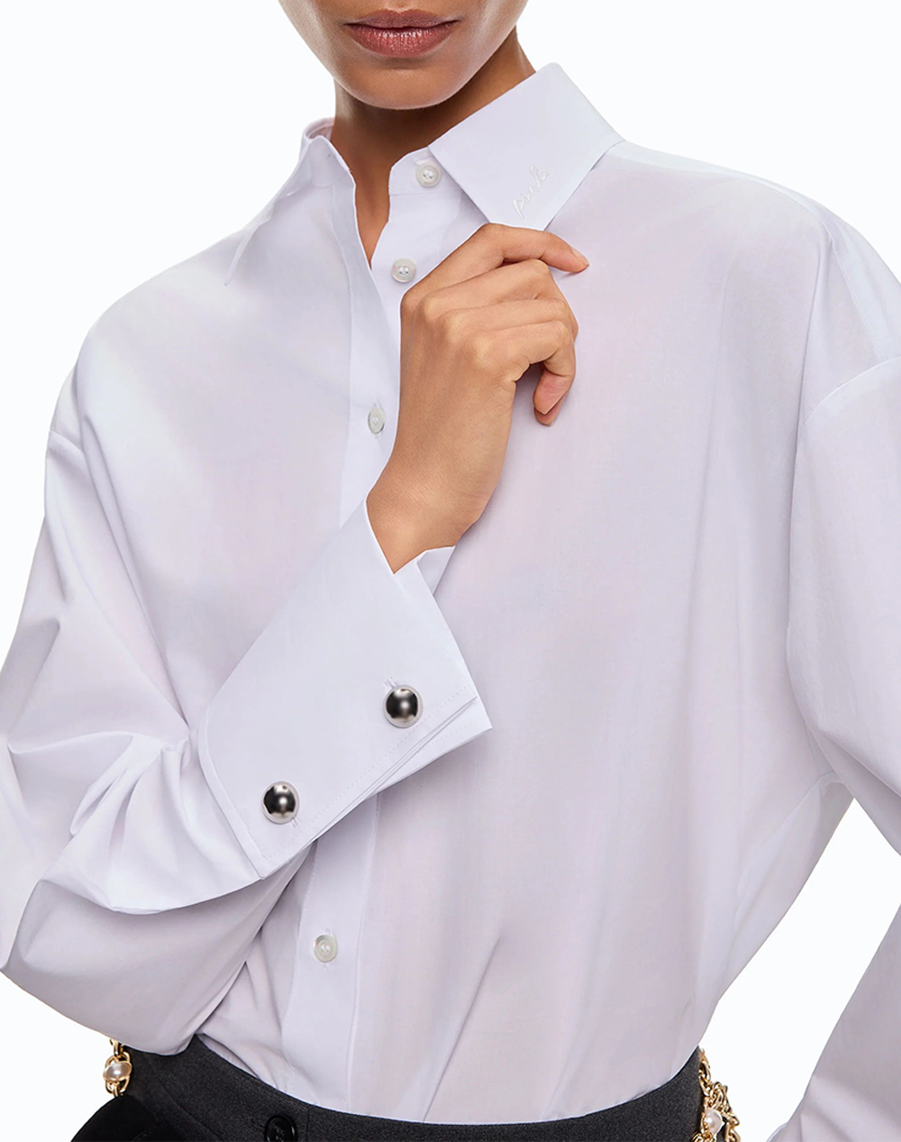 PINKO CLEMENTI CAMICIA POPELINE