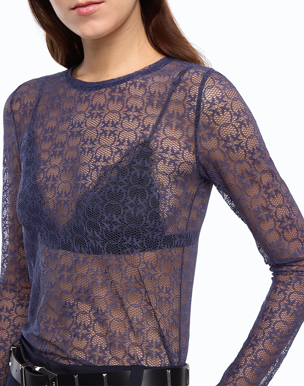 PINKO ROVER MAGLIA PIZZO STRETCH LOV