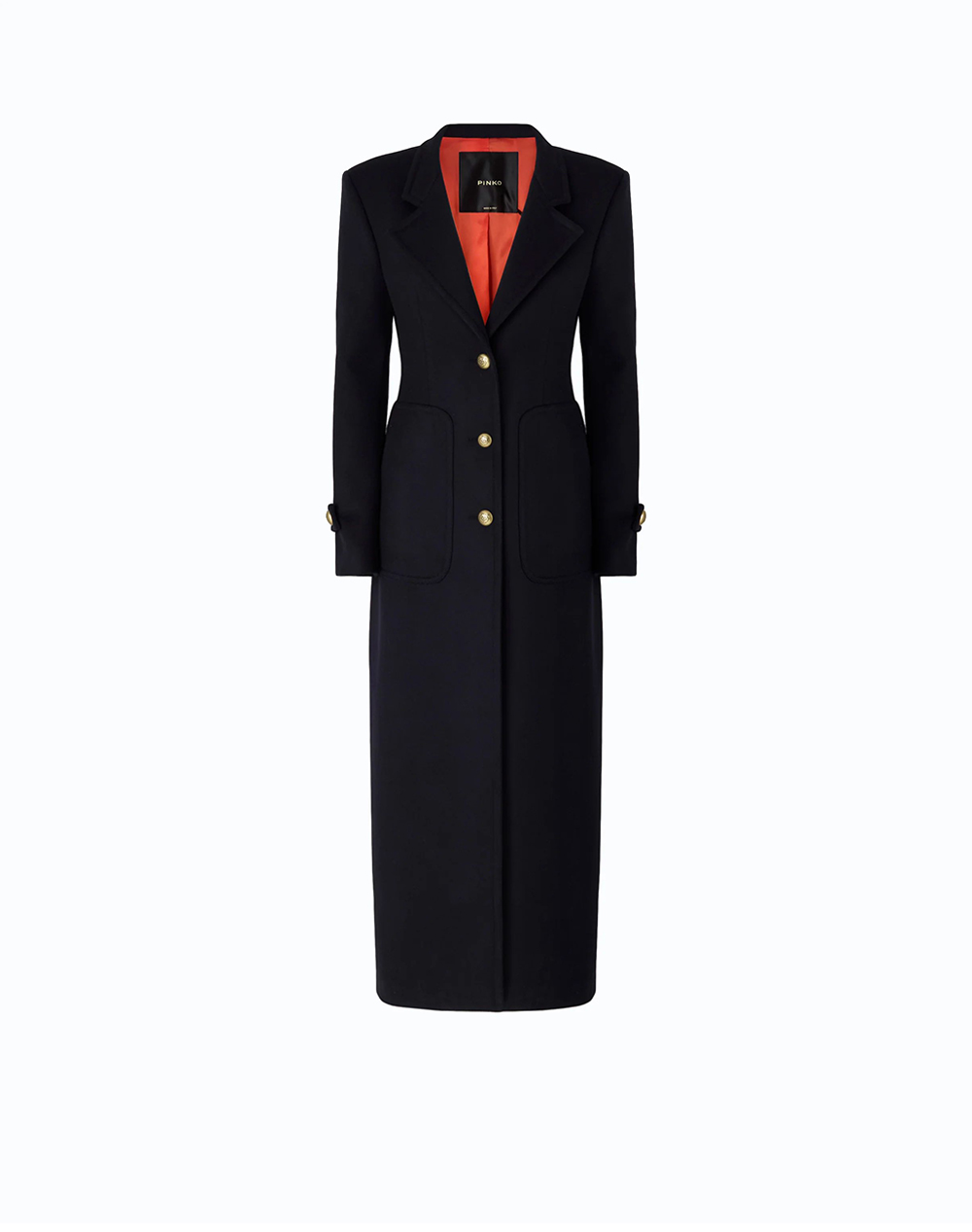 PINKO VERICI CAPPOTTO PANNO VELOUR