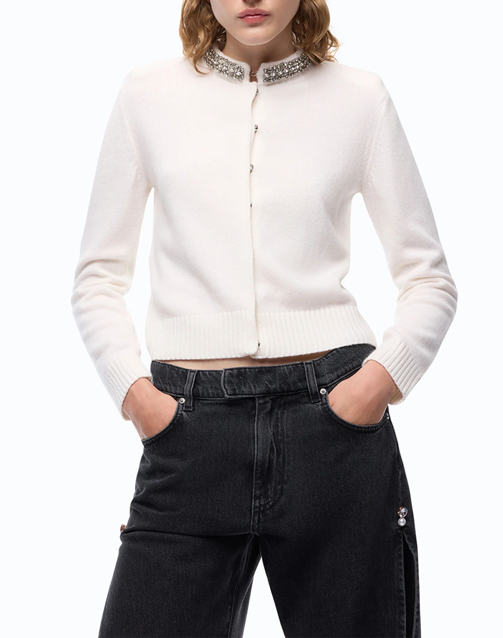 PINKO COLONIA CARDIGAN BLEND WOOL EM