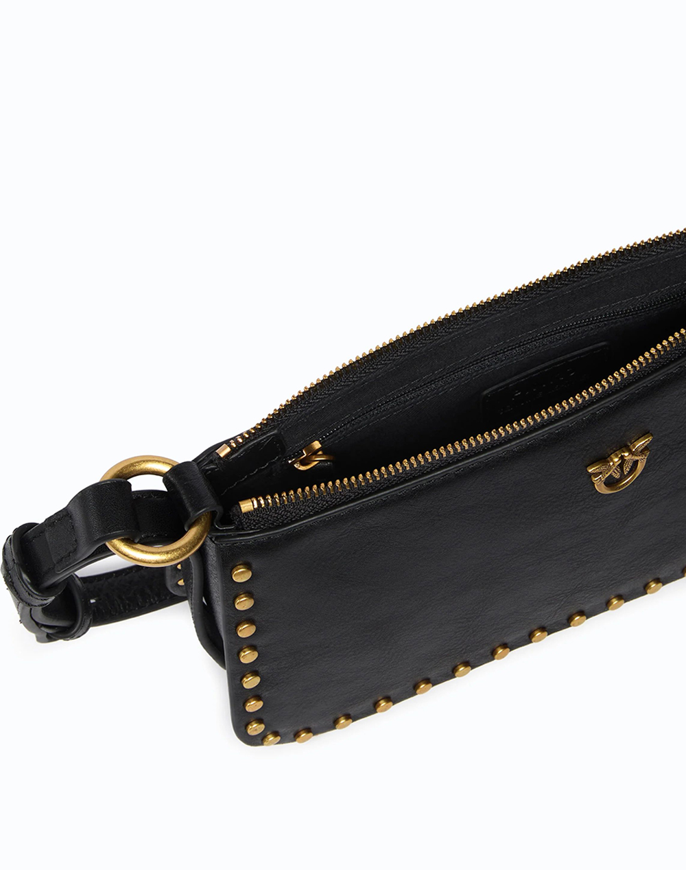 PINKO HALF MOON HORIZONTAL MINI STUD