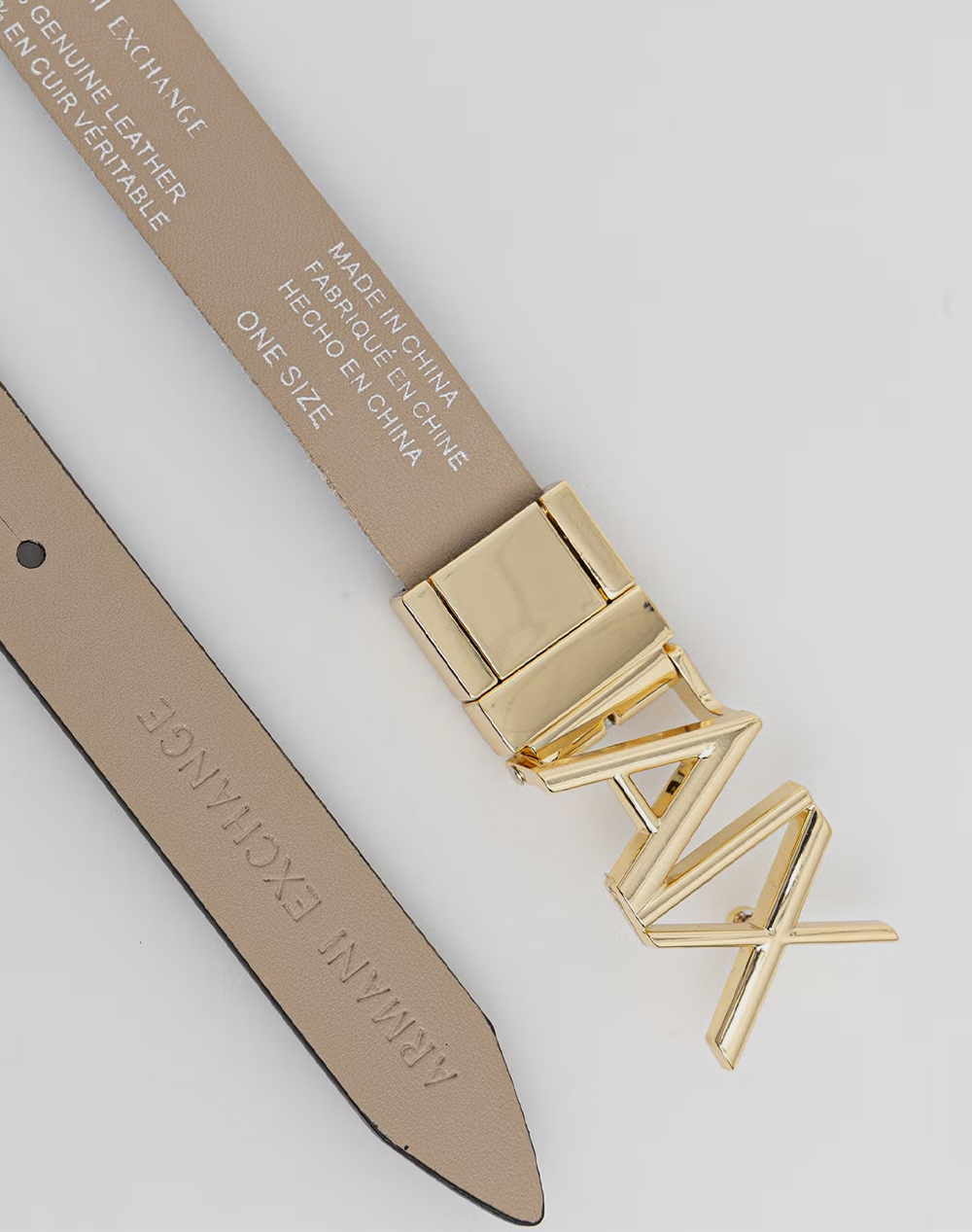 ARMANI EXCHANGE PLATE BELT