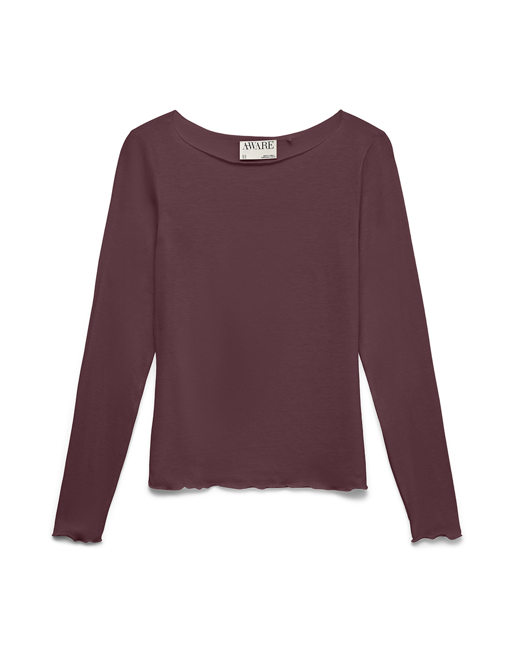 AWARE BY VERO MODA AWGLESHA LS BOATNECK TOP NOOS