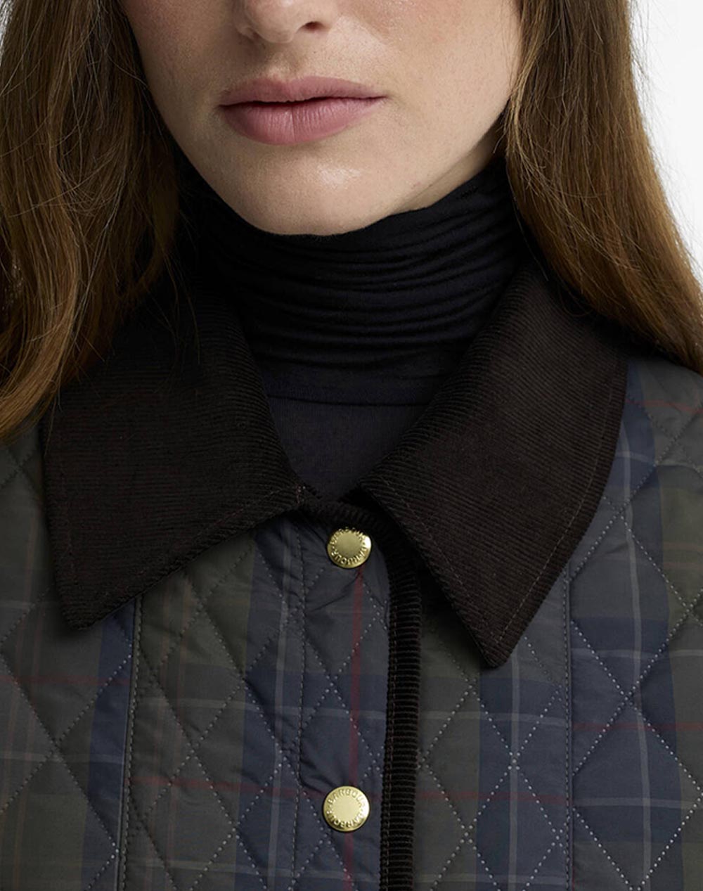 BARBOUR BARBOUR AINSDALE CHECKED QUILTED JACKET