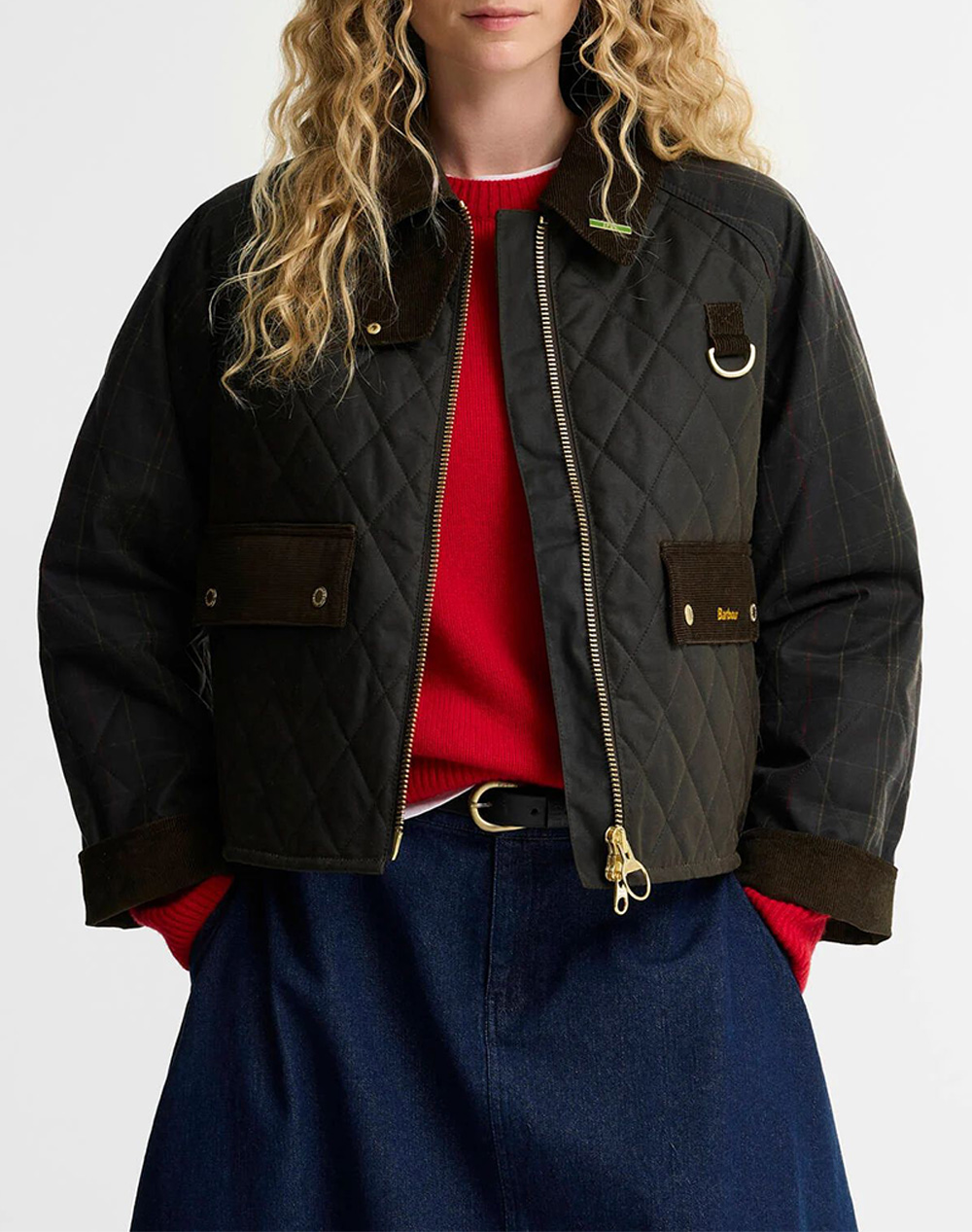 BARBOUR BARBOUR TARTAN REIMAGINED ICONS TARTAN QUILTED SPEY WAX JACKET