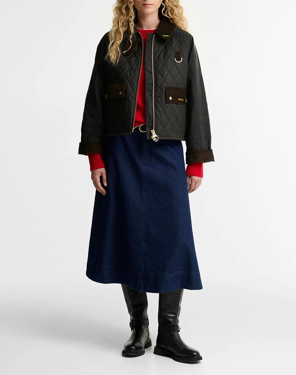 BARBOUR BARBOUR TARTAN REIMAGINED ICONS TARTAN QUILTED SPEY WAX JACKET