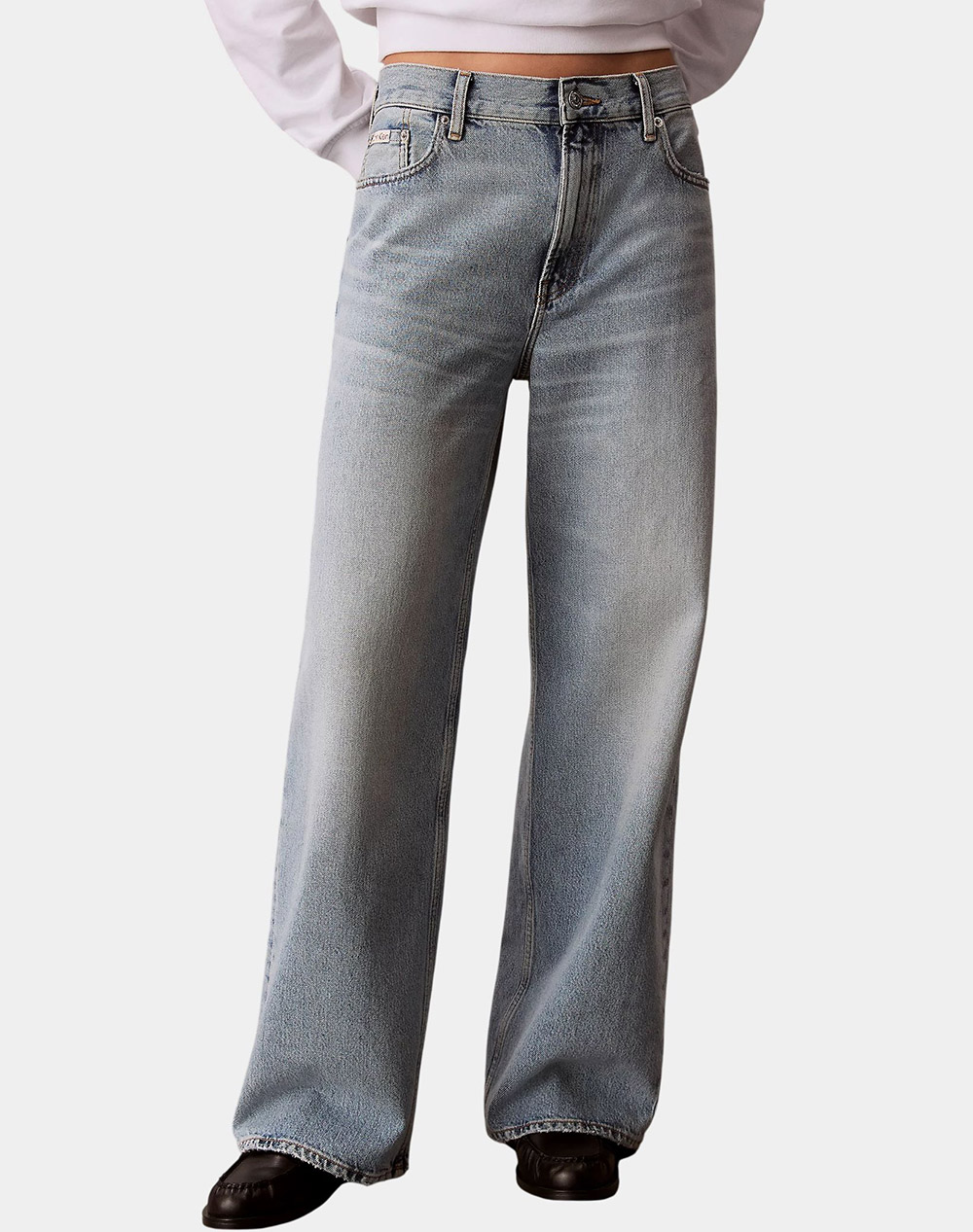 CALVIN KLEIN JEANS 90s STRAIGHT BASSET BLUE