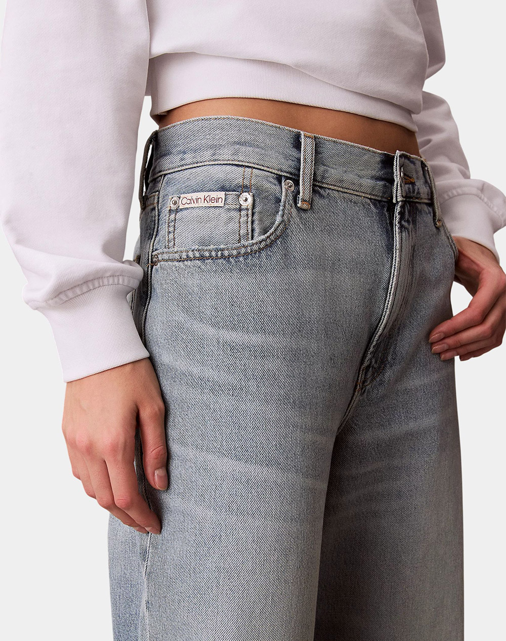 CALVIN KLEIN JEANS 90s STRAIGHT BASSET BLUE