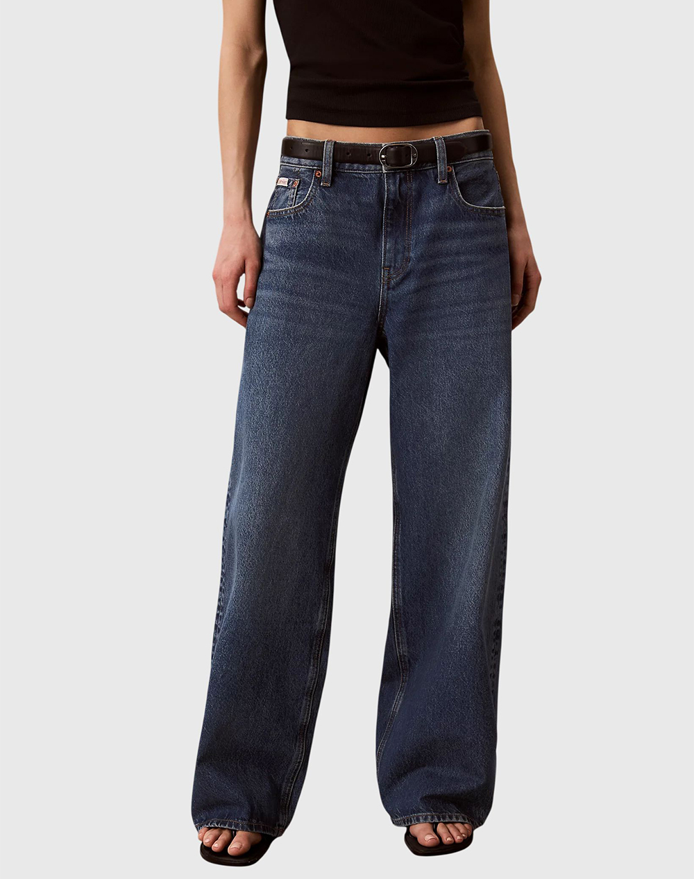 CALVIN KLEIN JEANS LOW RISE BAGGY BLUE RODEO