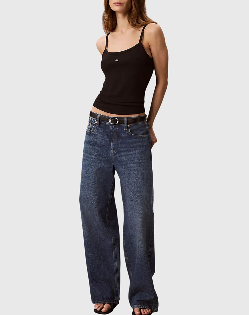 CALVIN KLEIN JEANS LOW RISE BAGGY BLUE RODEO