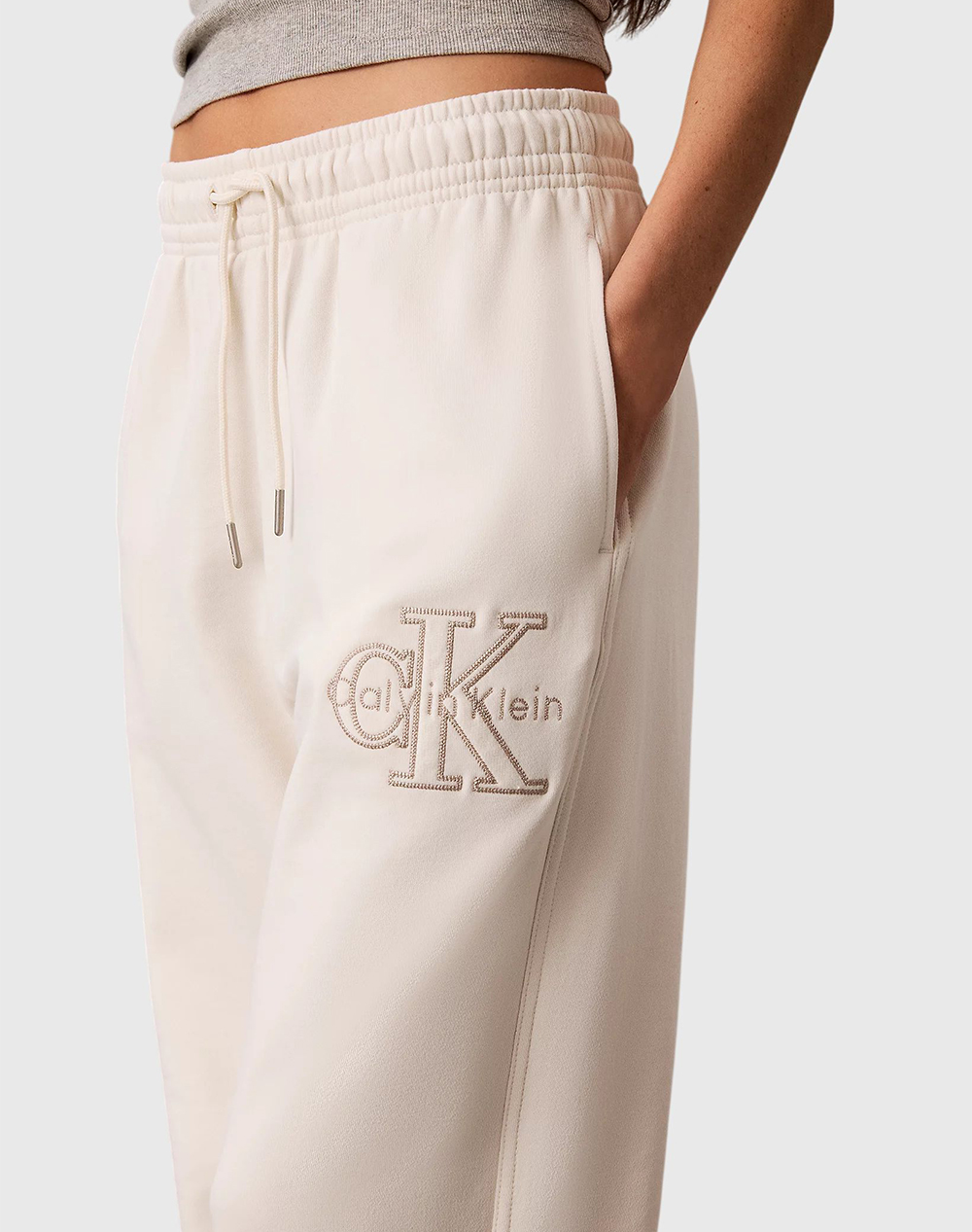 CALVIN KLEIN JEANS BABY TERRY SEASONAL MONOLOGO PAN