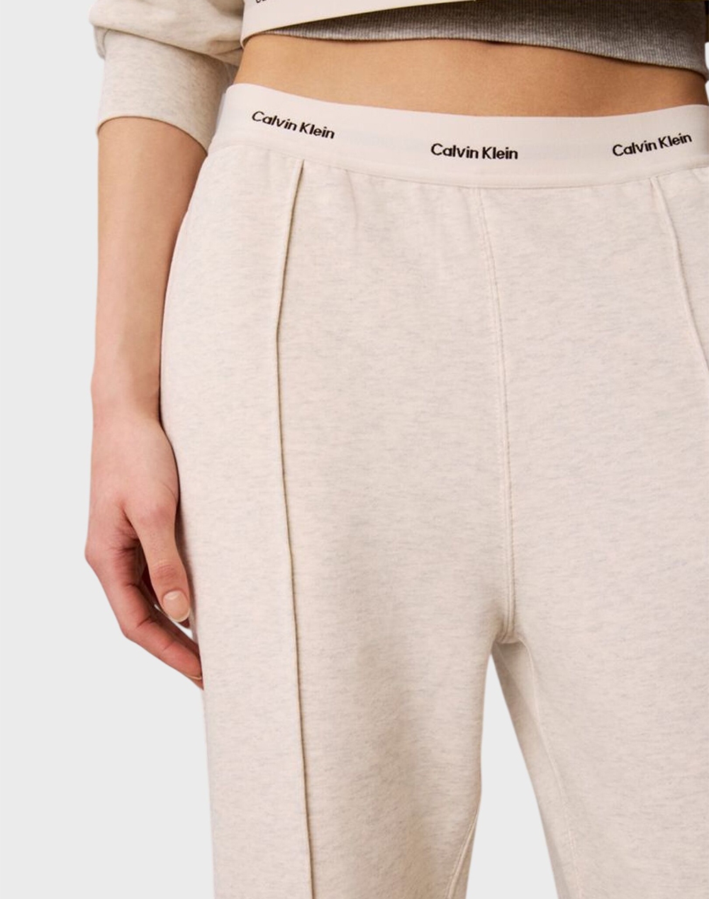 CALVIN KLEIN JEANS TERRY LOGO WAISTBAND TRACK PANT