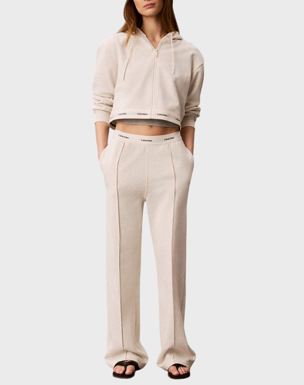 CALVIN KLEIN JEANS TERRY LOGO WAISTBAND TRACK PANT
