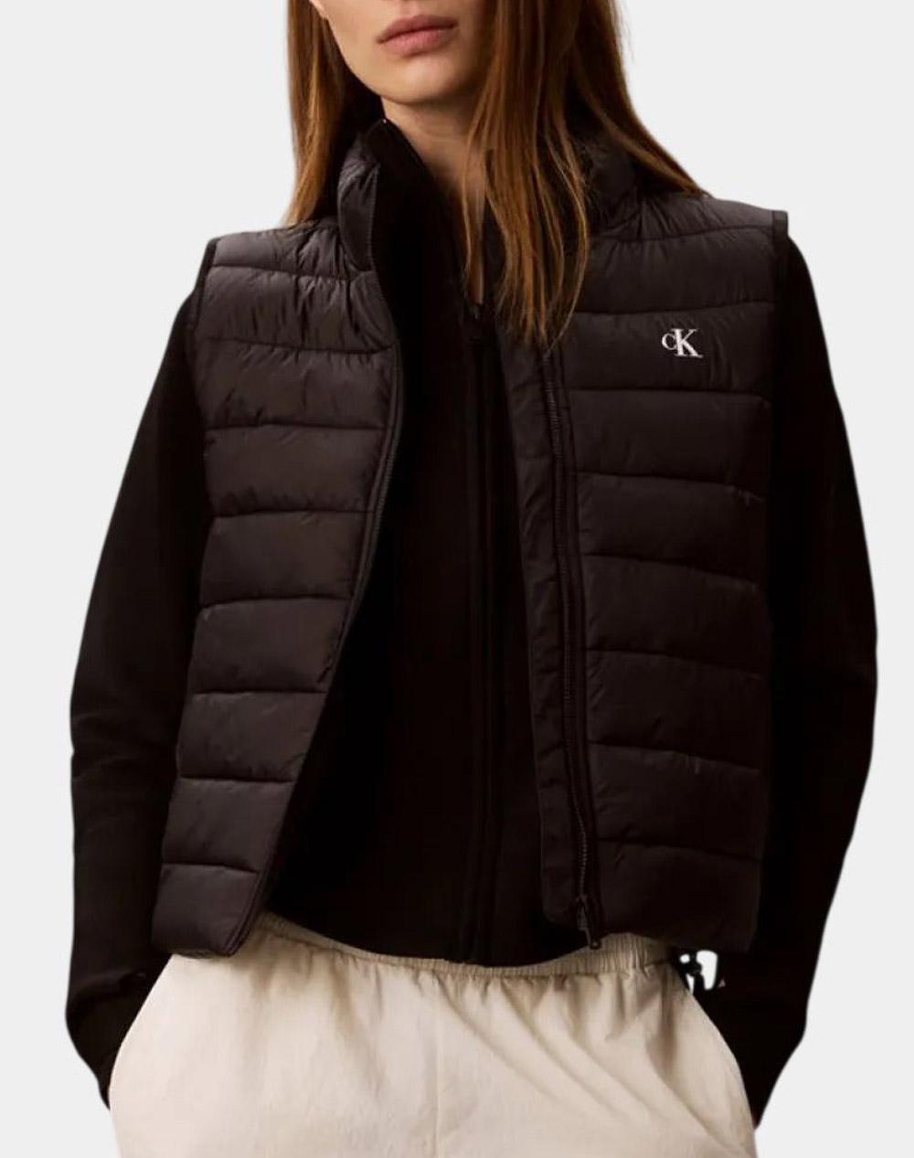 CALVIN KLEIN JEANS ULW SHORT CK PACKABLE PUFFER VES