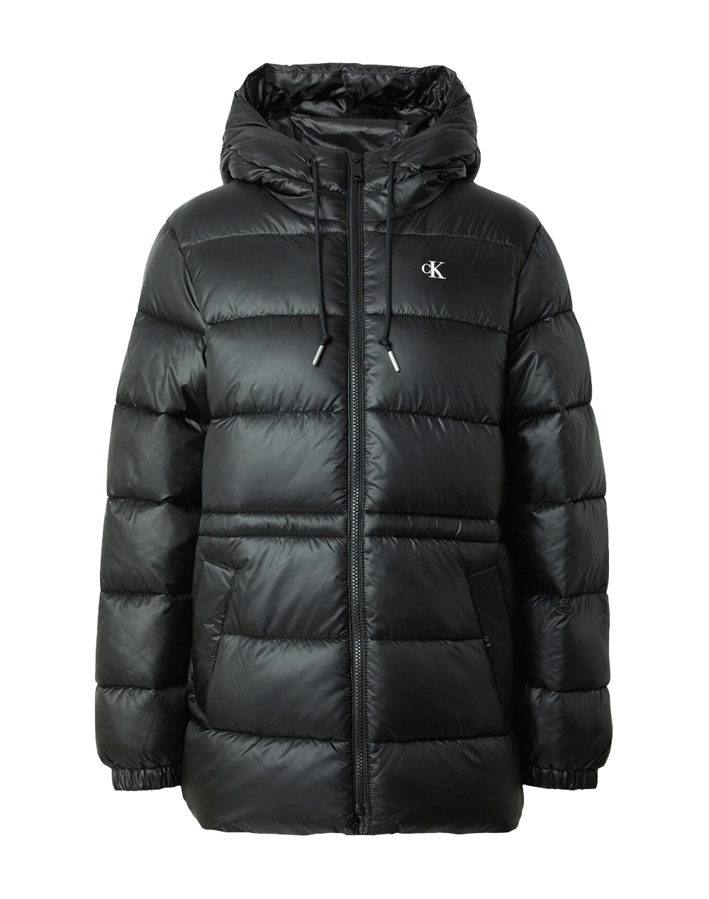 CALVIN KLEIN JEANS LW MID LOGO PUFFER COAT